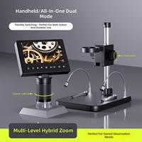 Microscope numérique industriel OEM ODM pour réparation de mobiles, microscope électronique à balayage optique avec écran LCD 4,3 pouces 1080P 1000X
