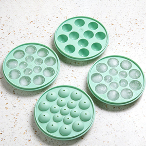 Grand bac à glaçons réutilisable en silicone, écologique, antiadhésif, sans danger pour les aliments, congélation rapide, démoulage facile, compatible congélateur, usage domestique - Product Image 4