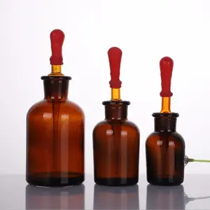 New Laboratory Glass Dropping Bottles Reagent Bottle