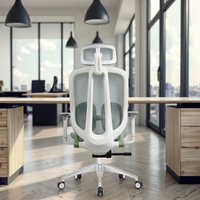 Chaise de bureau de direction moderne de haute qualité, en maille, 3D, réglable, ergonomique, haut de gamme, pour le personnel, les conférences, la réception, la maison, le bureau