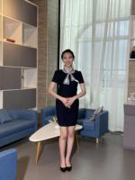 Robe mi-longue d'affaires de bureau de travail pour femmes ensembles de manches courtes robe crayon d'affaires de style mince