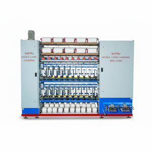 Máquinas de hilado de alta eficiencia de Lycra dual Equipo de tejer y tejer con doble cubierta - Product Image 1