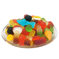 Bonbons gélifiés au glucose de formes variées, emballage en boîte, fabrication directe d'usine, OEM, ODM, emballage personnalisé, marque privée, vente en gros