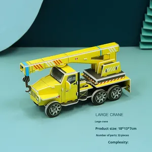 Rompecabezas 3D para Niños al por Mayor, Juguetes Educativos para Niños y Niñas, Modelo de Casa de Papel, Manualidades DIY, Puesto de Calle en Existencia - Product Image 6