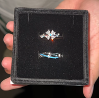 Bague Lumineuse Plaqué Or 18K en Acier Inoxydable Étanche et Inaltérable, Marque Fanhua, Tendance et Élégante