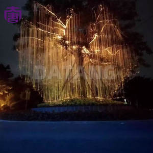 Lumière d'arbre à fibres optiques IP65 pour l'éclairage décoratif des parcs, jardins, fêtes nocturnes et événements - Product Image 4