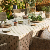 Nappe en lin imprimée motif olive, qualité supérieure, populaire, pour mariages et fêtes, directement de l'usine chinoise – Meilleures ventes