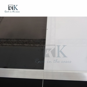 Wholesale <b>White</b>/Black Mirror Dance Floor Panels Plywood with Aluminum <b>Frame</b> Interlocking Wedding Event Dance Floor - Product Image 2