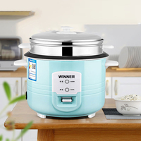 Cuisinière à riz électrique portable 2L/3L/5L à prix de gros, avec tasse à mesurer et cuve antiadhésive pour restaurants et usage domestique
