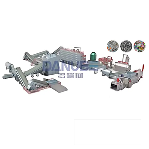 Machine de traitement des déchets de déponement 100t/jour, usine de recyclage des ordures, ligne de tri et de séparation des déchets pour plastiques, briques et métaux - Product Image 1