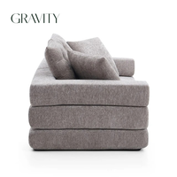 Nouvelle Arrivée 2026 : Canapé-Lit Modulable Moderne et Populaire, Doux et Compressible, pour Appartement et Salon, Design Pliable Écologique