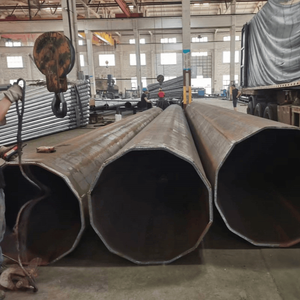 <span class=keywords><strong>Poste</strong></span> Eléctrico de Acero Galvanizado de 6m, 8m, 10m con Brazo Transversal e Isolador, <span class=keywords><strong>Precio</strong></span> de Fábrica - Product Image 2