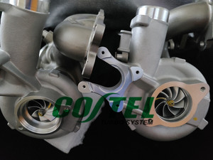 M4 M3 M2C Stade 3 850Hp-1000Hp F80 F82 S55B30 3.0L Performance Personnalisée Mise À Niveau Turbocompresseur 11657849651 7849651 11657850279 - Product Image 2