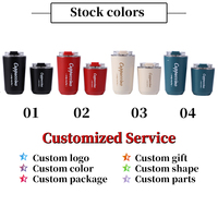 TY OEM logo personnalisé gobelet isolé sous vide thermos en acier inoxydable 280ml/380ml tasse à café tasse à café