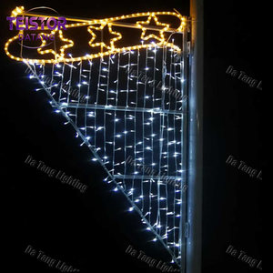 ไฟประดับเสาคริสต์มาส LED ประหยัดพลังงาน สำหรับติดตั้งซ้ำได้ตามถนนและทางเดินคนเดินเท้า - Product Image 5