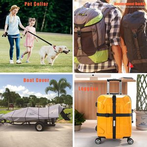 Khóa 1 "rộng bên trong, nhanh chóng bên phát hành khóa cho 1 inch/25mm Webbing dây đai, nhiệm vụ nặng nề nhựa khóa kép điều chỉnh - Product Image 6