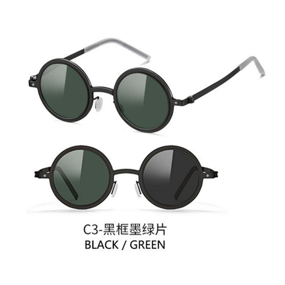 Sunglasses Whole Luxury Custom Premium Shades Women Designer Black Brand Sunglasses Mens Round Sun Glasses