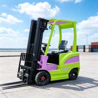Chariot élévateur électrique à batterie lithium pour entrepôt frigorifique, logistique en entrepôt intérieur, chargement de conteneurs, 1,5 tonne, 2 tonnes
