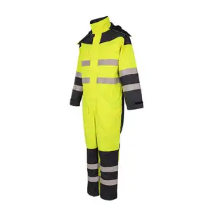 מהחוף גבוהה נראות שמן עמיד Workwear סרבל Fr סרבל אש מעכב עמיד למים