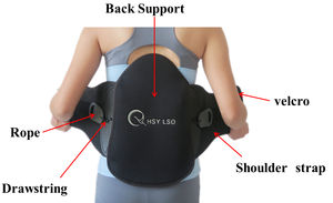 <span class=keywords><strong>ที่</strong></span>พยุง<span class=keywords><strong>หลัง</strong></span>ทางการแพทย์สำหรับกระดูกและข้อเอวยืดได้อุปกรณ์พยุงหลังทางการแพทย์ - Product Image 5