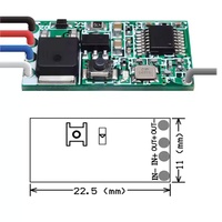 Code d'étude pour le contrôle de l'éclairage de scène 3,6-24V CC dans la bande lumineuse LED du module de réception sans fil super-hétérodyne