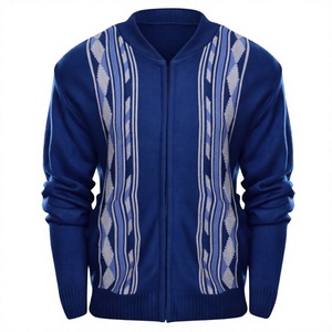 Chaleco Cárdigan de Hombre 100% Poliéster Acolchado con Cremallera y Cuello Alto, Antipilling, Transpirable, de Alta Gama, Informal, Tejido, para Invierno - Product Image 2