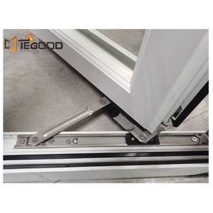 Fenêtre à battant latéral en aluminium à rupture <span class=keywords><strong>de</strong></span> pont thermique avec <span class=keywords><strong>double</strong></span> <span class=keywords><strong>vitrage</strong></span> trempé - Product Image 2