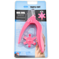 Coupe-ongles français multifonctions en forme de U de haute qualité poignée en plastique faux ongles conseils Cutter