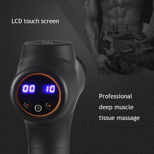 Pistola de masaje corporal para hombre grande, eléctrica y profesional, con pantalla Lcd, función de vibración, relajante muscular para el cuerpo - Product Image 4