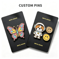 Pins de revers en métal émaillé personnalisés - Conception gratuite, plaqué or, logo 3D anime dessin animé, imprimé en typographie, faible MOQ 1 pièce pour les amateurs de musique