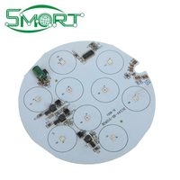 Carte de circuit imprimé en aluminium sur mesure OEM/ODM pour l'électronique intelligente, simple/double couche, MCPCB avec fichier Gerber, conception de circuit personnalisée