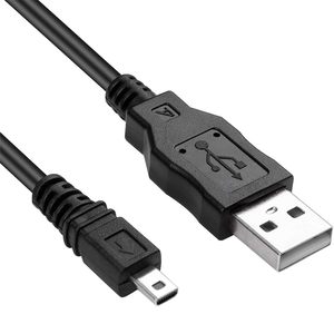 Đen USB 2.0 A Để 8Pin Mini B <span class=keywords><strong>Cable</strong></span> Với Ferrite 1M 1.5M UC-E6 Cáp Máy Ảnh Cho Nikon/Fuji/Sony/Olympus/Pentax/Samsung - Product Image 1