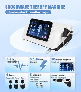 Appareil de thérapie par ondes de choc pneumatiques 10 bars, 500 mJ, pour la physiothérapie - Product Image 2