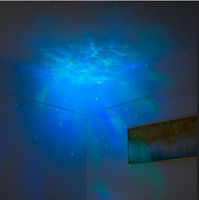 Projecteur d'étoiles Green Galaxy, 360° °   Projecteur de ciel étoilé rotatif avec minuterie et télécommande, étanche, indice CRI 95 élevé