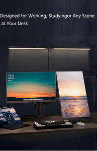 Современная светодиодная настольная лампа с регулируемой гибкой штангой, защищающая зрение, с USB-подключением и креплением на прищепке, из алюминиевого сплава, для чтения и учебы - Product Image 2