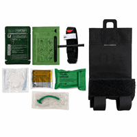 ORI-POWER Trousse de premiers secours compacte noire MOLLE IFAK, accès rapide, pour les urgences en plein air