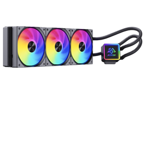Enfriador Líquido para Juegos Hurricane Beast de 120/<span class=keywords><strong>240</strong></span>/360 mm de Varios Tamaños |   Ventilador de Refrigeración por Agua de Alta Velocidad y Bajo Ruido con Pantalla - Product Image 2