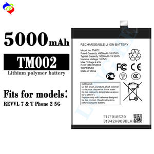 Baterai Li-ion isi ulang TM002 kapasitas tinggi 5000mAh untuk ponsel REVVL 7/T 2 5G - Product Image 2