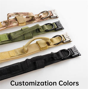 Haustierprodukte Metallschnalle Trainingshalsband für Mittelgroße und Große Hunde Taktisches Hundehalsband und Leinenset - Product Image 4