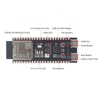Carte de développement de maille Wifi 5.0 Esp32-s3 Esp32-s3-devkitc-1 Module sans fil Esp32 esp32-s3-devkitc-1-n32r8v Esp32-s3-devkitc-1