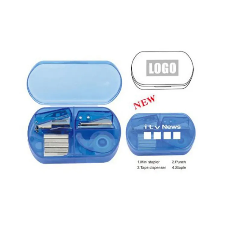 Mini Plastic Nietmachine Briefpapier Combinatie Set