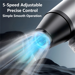 Soplador <span class=keywords><strong>de</strong></span> Aire Eléctrico Turbofan Portátil con Pantalla Digital para Limpieza del Hogar y del Automóvil, Mini Soplador <span class=keywords><strong>de</strong></span> Aire Turbofan Potente - Product Image 5