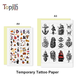 Kits d'autocollants de sublimation faciles à appliquer Topjlh, tatouages temporaires en gros pour les fêtes costumées et les célébrations de festivals pour adultes - Product Image 3