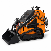 Chargeuse compacte sur chenilles T460, 1120 kg, commande par joystick, force de rupture 4,5 KN, capacité de charge 300 kg, EPA EURO5