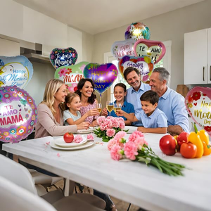Customizable Wedding Decoration 18 Inch Foil <b>Balloon</b> Helium Birthday Party Aluminum Foil Pure Color Heart Shaped <b>Balloon</b> - Product Image 4