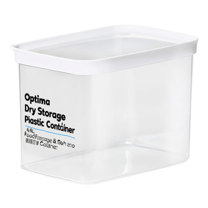 Barattolo <b>plastica</b> (4,4Lt) OPTIMA DRY STORAGE Bianco N1142500 - Product Image 3