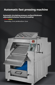 Máquina Automática Grande para Hacer Fideos en Casa, Prensa para Masa, Amasadora y Laminadora YMA208 de Acero Inoxidable - Product Image 2