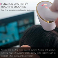 Máquina de Análisis de la Caída del Cabello de 16MP con Aumento de 50x/100x/200x, Luces RGB/UV/Polarizadas con IA, Máquina de Análisis del Cabello y Cuero Cabelludo