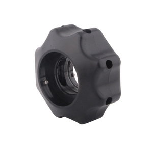 Herramienta de sujeción <span class=keywords><strong>Autran</strong></span> Standoff Cap Gear para barandillas de vidrio - PVC y metal, negro mate, diseño duradero, garantía de por vida - Product Image 3