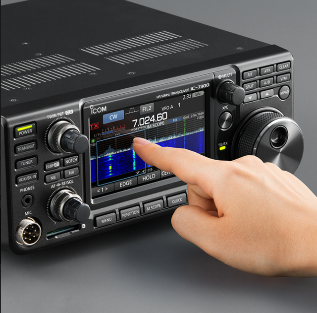 IC-7300 the Innovative HF Transceiver Span 100W 5kHz-1000kHz High Performance Real-Time Spectrum Scope Radio